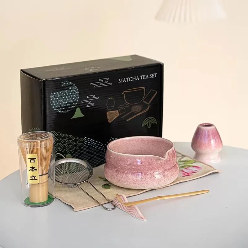 Kit Matcha – The Matcha – Sable Naturel avec Coffret Cadeau et Accessoires - Oshi Matcha