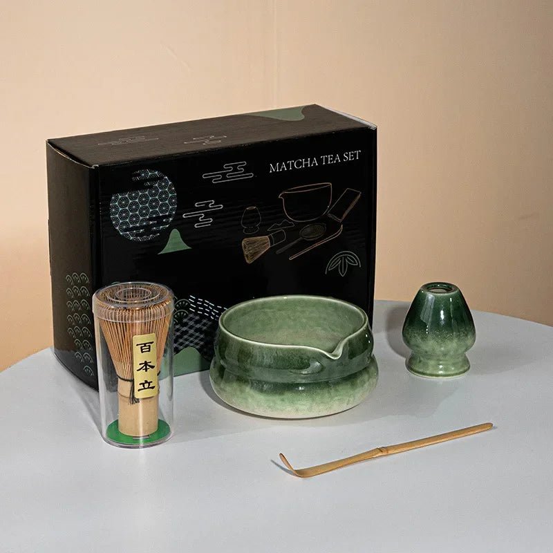 Kit Matcha – The Matcha – Sable Naturel avec Coffret Cadeau et Accessoires - Oshi Matcha