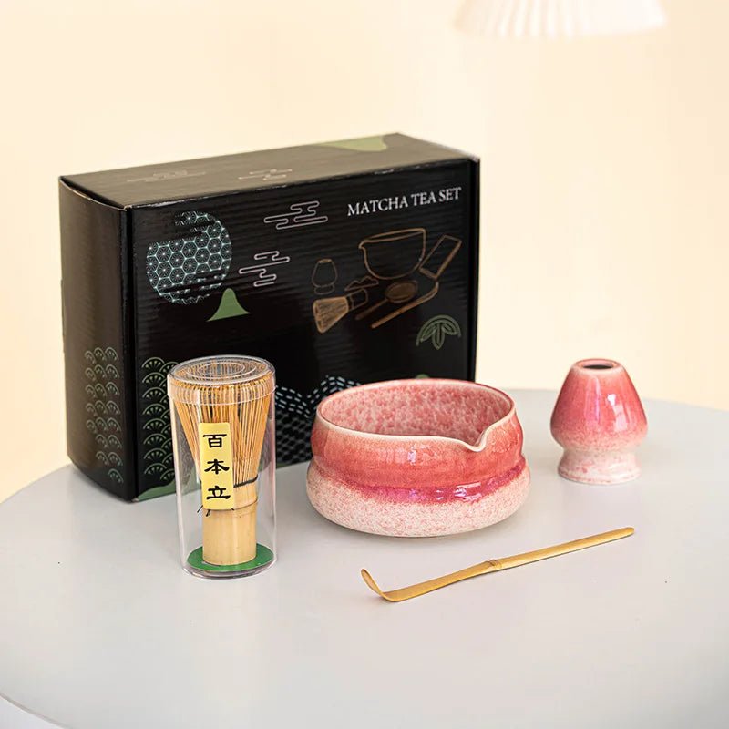 Kit Matcha – The Matcha – Sable Naturel avec Coffret Cadeau et Accessoires - Oshi Matcha
