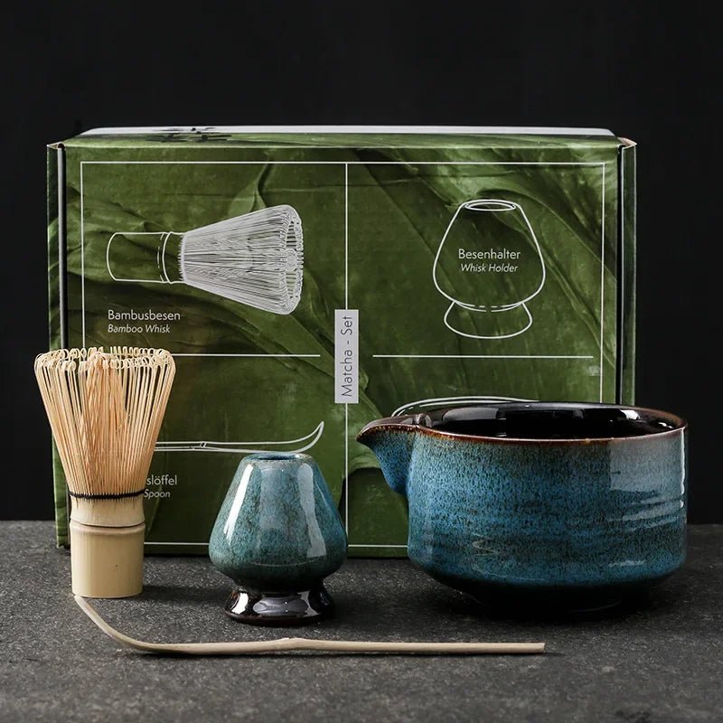 Kit Matcha – The Matcha – Sable Naturel avec Plateau et Accessoires Complets - Oshi Matcha