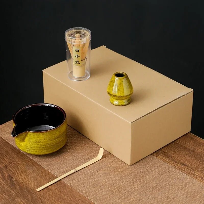 Kit Matcha – The Matcha – Sable Naturel avec Plateau et Accessoires Complets - Oshi Matcha