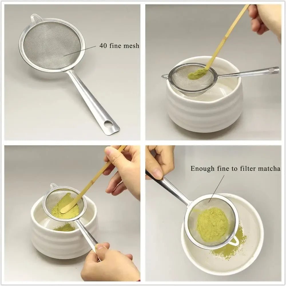 Kit Matcha – The Matcha – Sakura Rose avec Bol et Fouet Bambou - Oshi Matcha