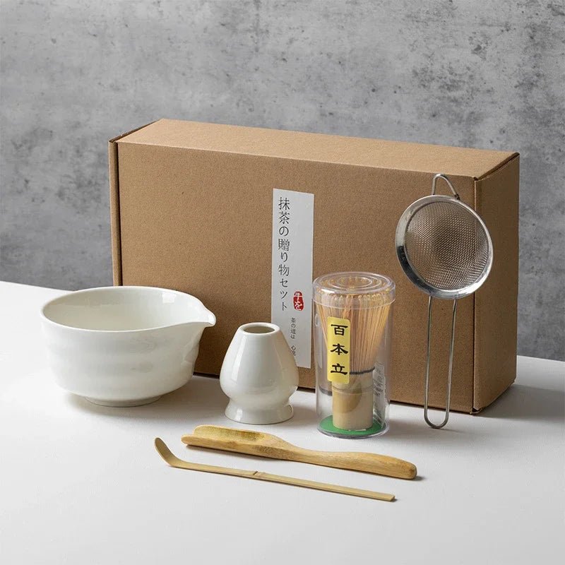 Kit Matcha – The Matcha – Vert Jade avec Coffret Cadeau et Accessoires - Oshi Matcha