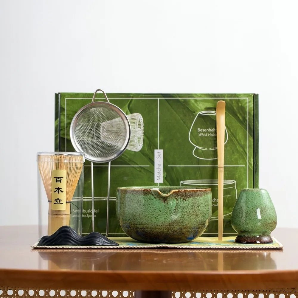 Kit Matcha – The Matcha – Vert Jade avec Plateau et Accessoires Complets - Oshi Matcha