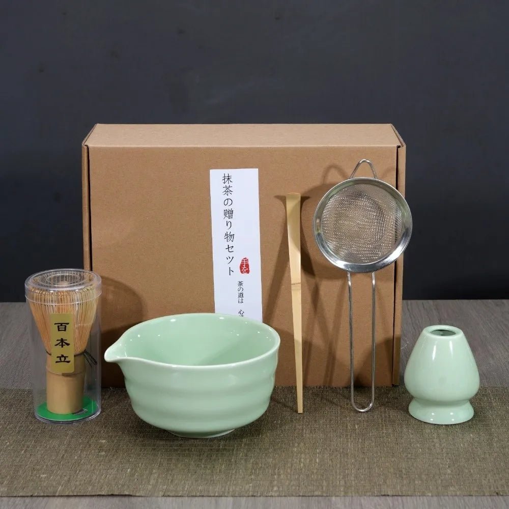 Kit Matcha – The Matcha – Vert Jade avec Plateau et Accessoires Complets - Oshi Matcha
