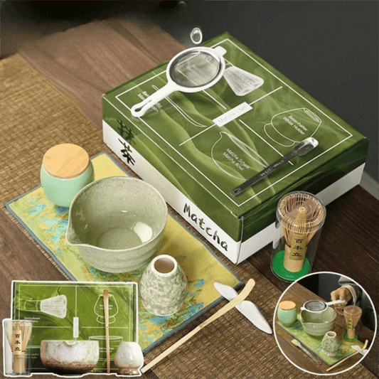 Kit Matcha – The Matcha – Vert Jade avec Plateau et Accessoires Complets - Oshi Matcha