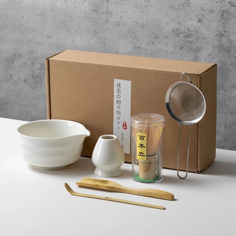 Kit Matcha – The Matcha – Vert Lime avec Coffret Cadeau et Accessoires - Oshi Matcha