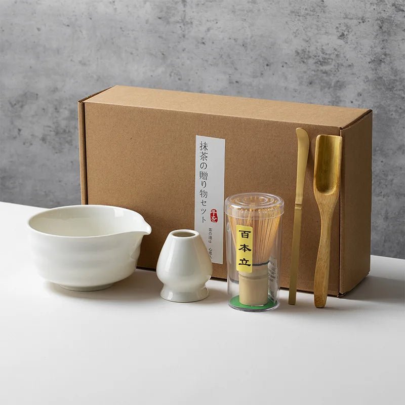 Kit Matcha – The Matcha – Vert Lime avec Coffret Cadeau et Accessoires - Oshi Matcha