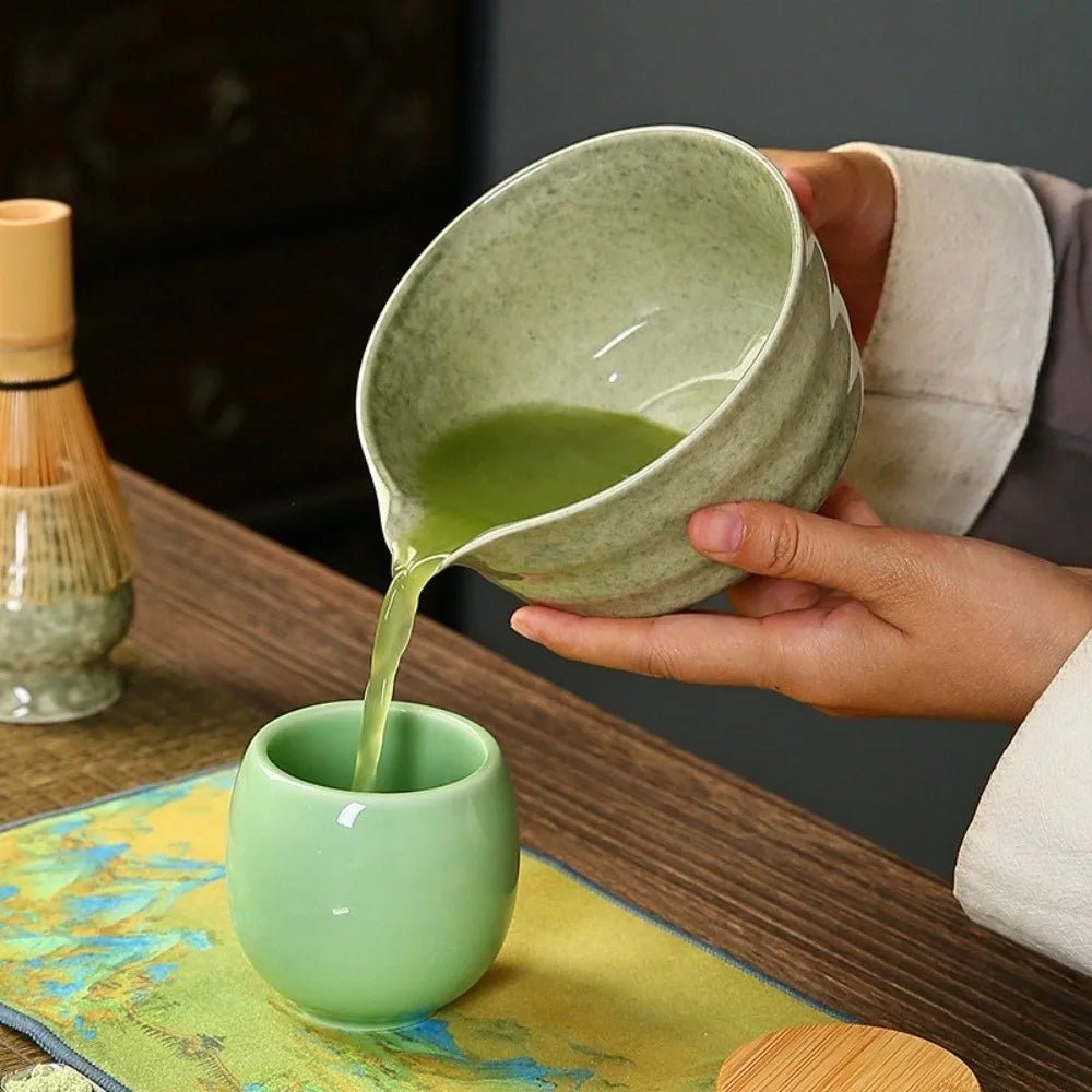 Kit Matcha – The Matcha – Vert Naturel avec Bol et Fouet Bambou - Oshi Matcha