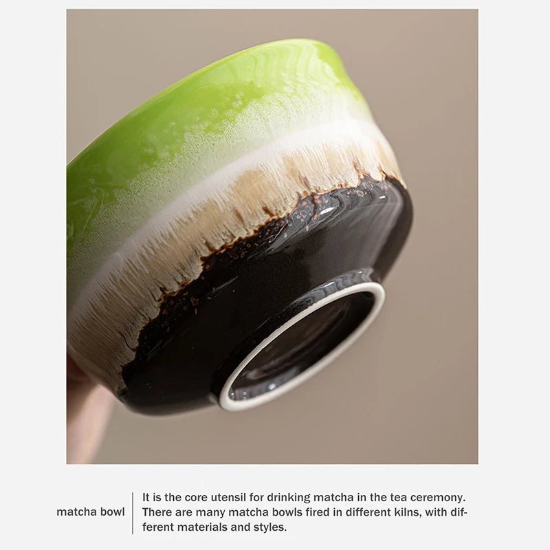 Kit Matcha – The Matcha – Vert Naturel avec Bol, Plateau et Fouet Bambou - Oshi Matcha