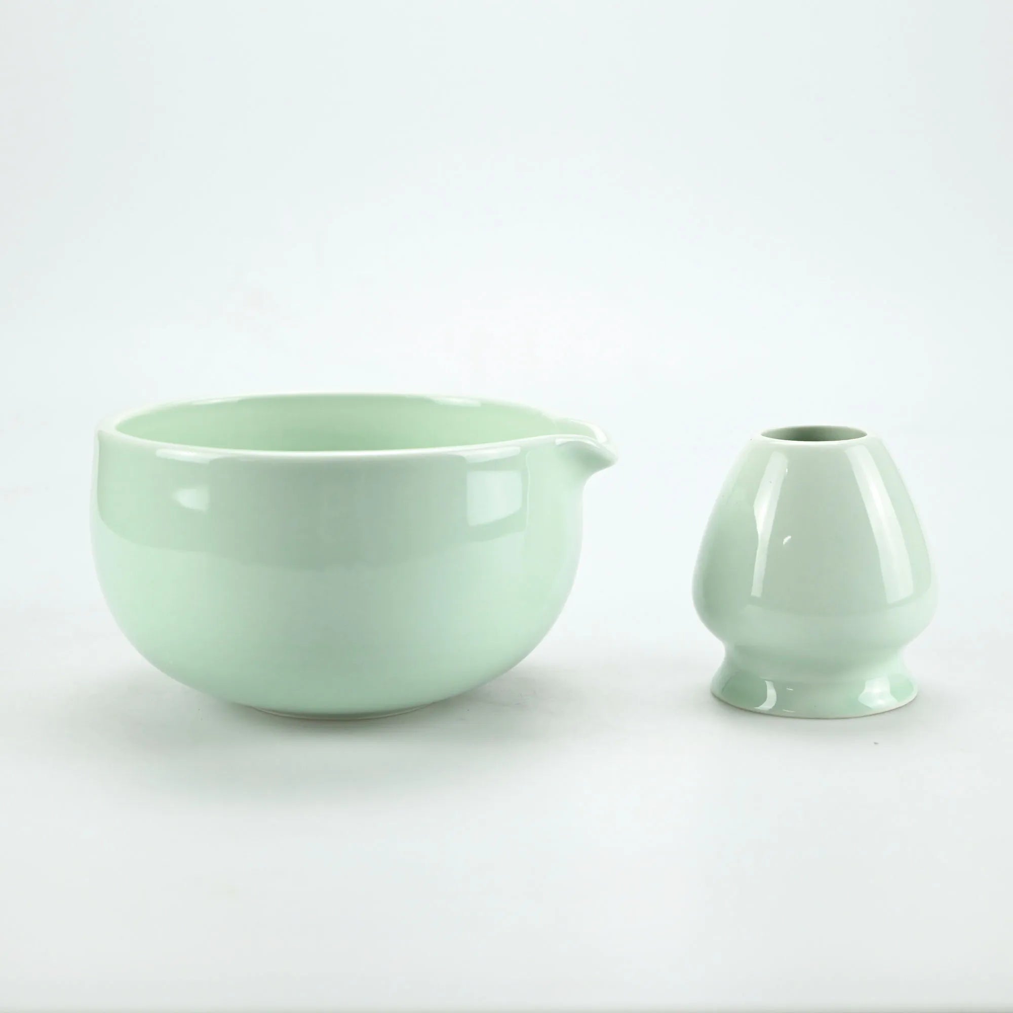 Kit Matcha – The Matcha – Vert Pastel avec Bol et Fouet Bambou - Oshi Matcha