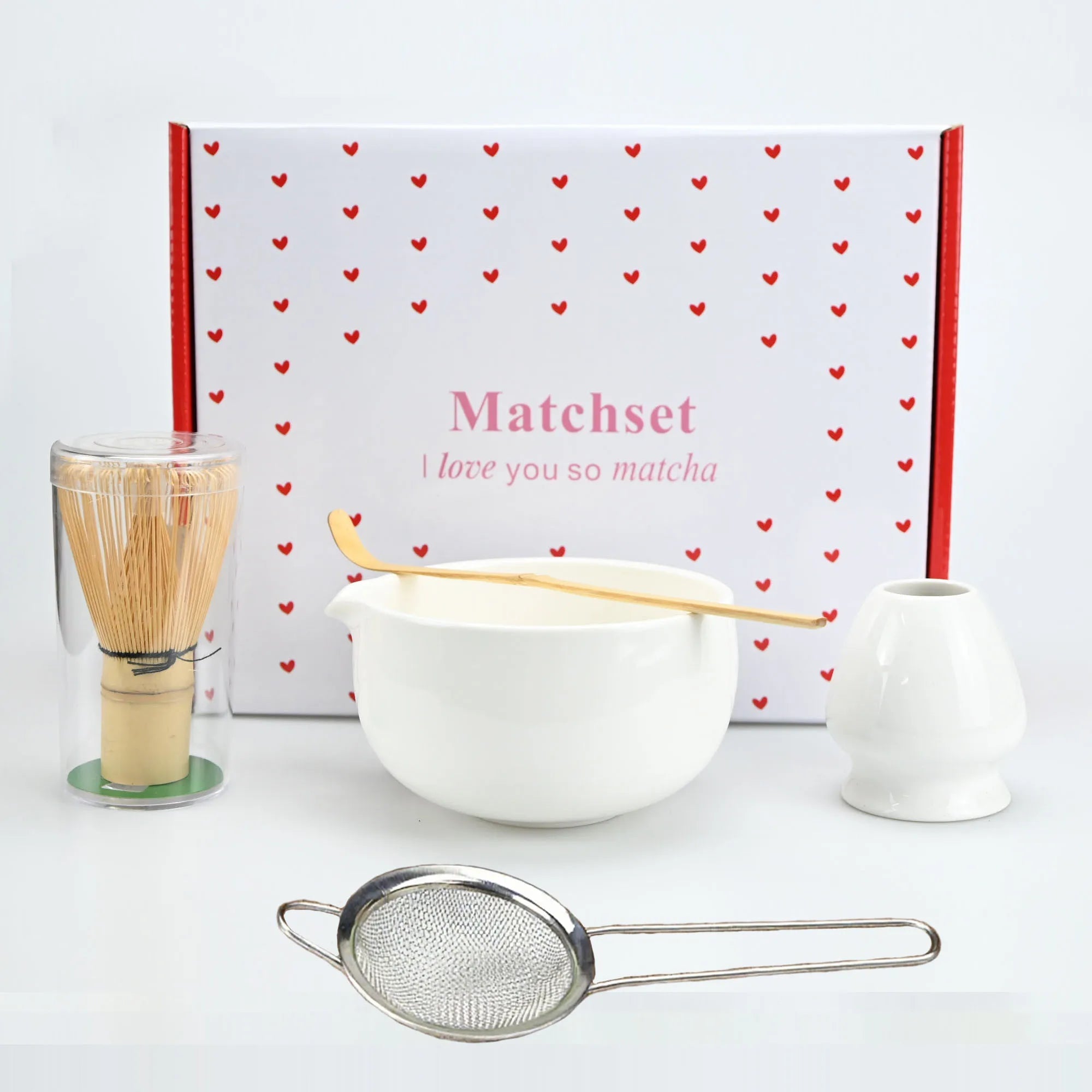 Kit Matcha – The Matcha – Vert Pastel avec Bol et Fouet Bambou - Oshi Matcha