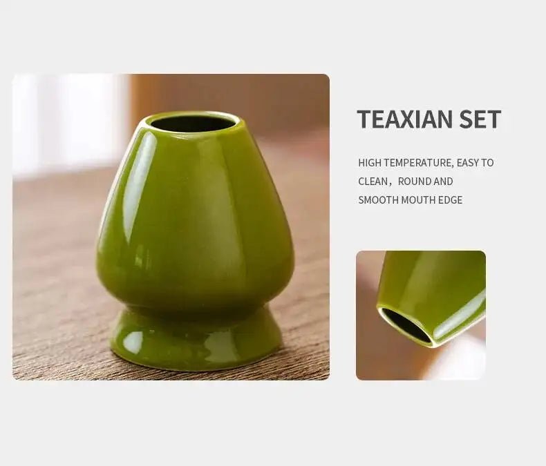 Kit Matcha Traditionnel Vert – Bol Matcha Céramique et Fouet Matcha pour THÉ MATCHA - Oshi Matcha