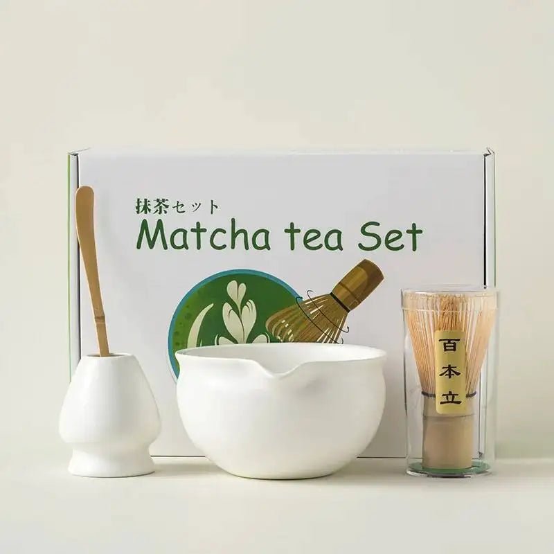 Kit Matcha Traditionnel Vert – Bol Matcha Céramique et Fouet Matcha pour THÉ MATCHA - Oshi Matcha