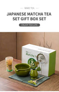Charger l'image dans la visionneuse de la galerie, Kit Matcha Traditionnel Vert – Bol Matcha Céramique et Fouet Matcha pour THÉ MATCHA - Oshi Matcha
