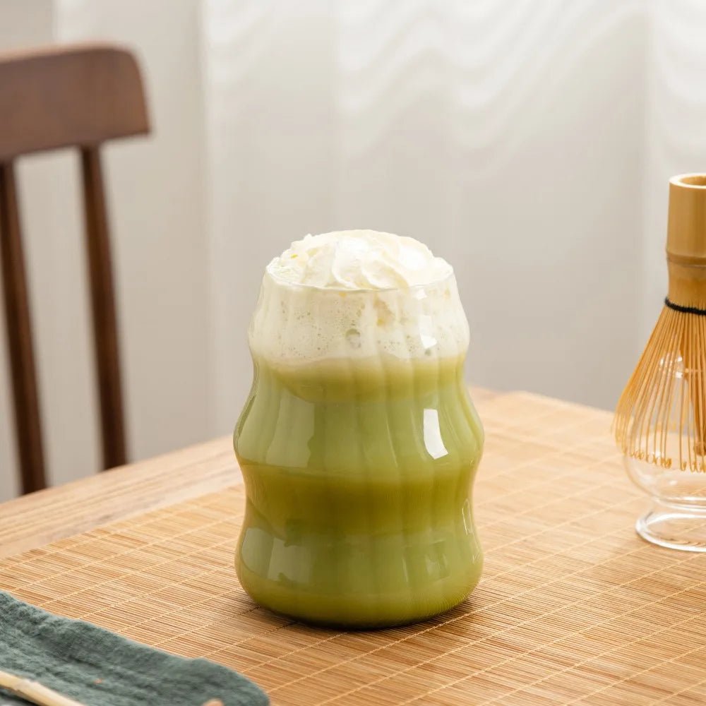 Kit Matcha Verre – Bol Matcha Transparent et Fouet Matcha pour THÉ MATCHA - Oshi Matcha