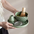 Charger l'image dans la visionneuse de la galerie, Kit Matcha Vert Céladon – Set Matcha Cérémonie pour THÉ MATCHA - Oshi Matcha
