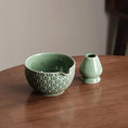 Charger l'image dans la visionneuse de la galerie, Kit Matcha Vert Céladon – Set Matcha Cérémonie pour THÉ MATCHA - Oshi Matcha
