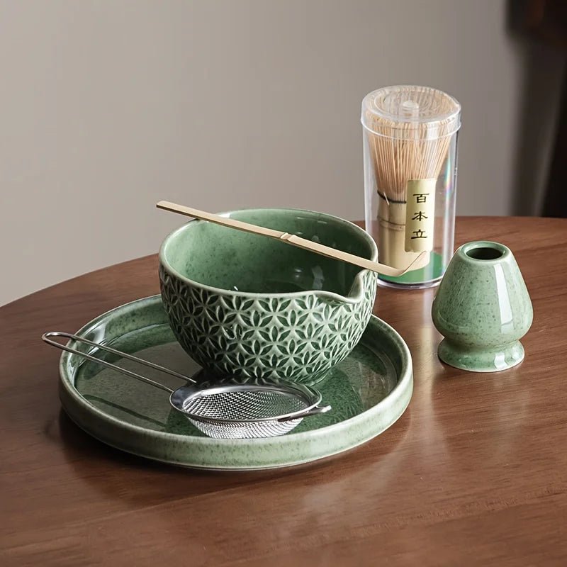 Kit Matcha Vert Céladon – Set Matcha Cérémonie pour THÉ MATCHA - Oshi Matcha