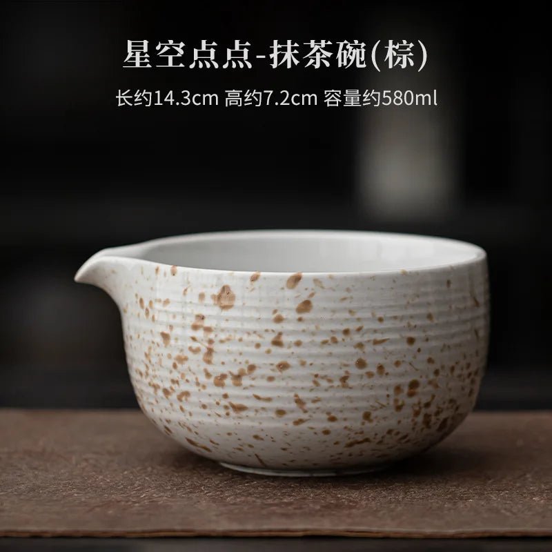 Kit Matcha Vert Moucheté – Set Matcha Cérémonie pour THÉ MATCHA - Oshi Matcha