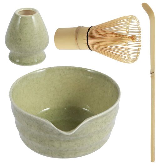 Kit Matcha Vert – Set Matcha Cérémonie avec Bol Verseur - Oshi Matcha