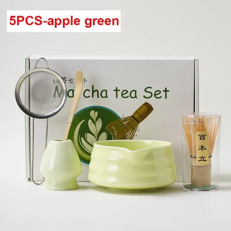 Kit Matcha Zen – Bol Matcha Vert Céramique et Fouet Matcha pour THÉ MATCHA - Oshi Matcha
