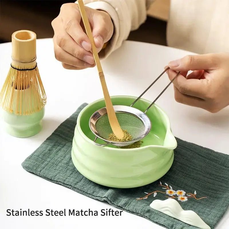 Kit Matcha Zen – Bol Matcha Vert Céramique et Fouet Matcha pour THÉ MATCHA - Oshi Matcha
