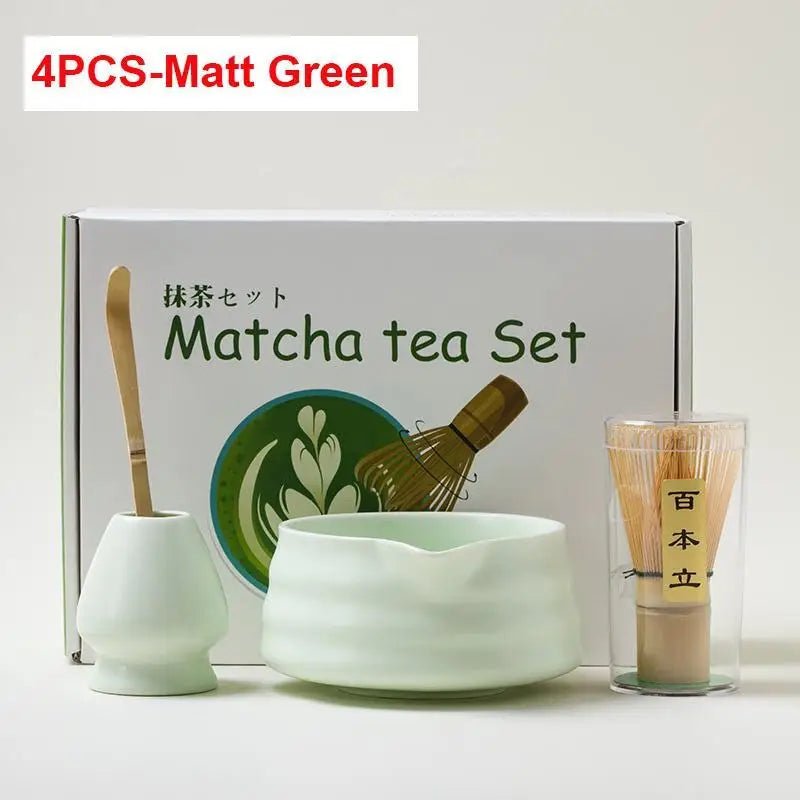 Kit Matcha Zen – Bol Matcha Vert Céramique et Fouet Matcha pour THÉ MATCHA - Oshi Matcha