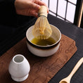 Charger l'image dans la visionneuse de la galerie, Set Accessoires Matcha – Bol Matcha et Fouet Bambou Matcha pour THÉ MATCHA - Oshi Matcha
