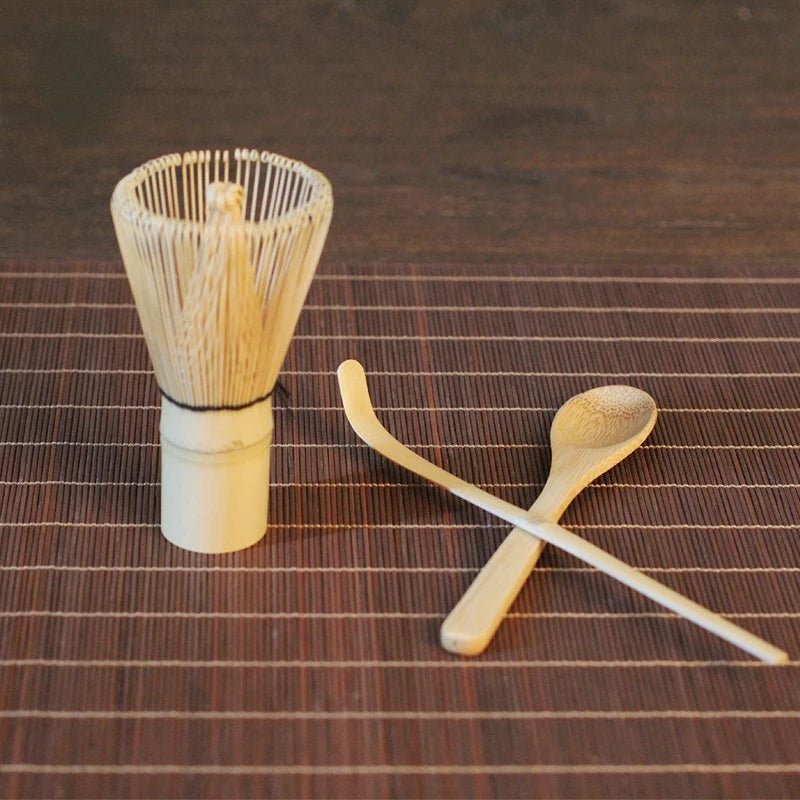 Set Matcha – The Matcha – Chasen et Chashaku avec Boîte de Rangement - Oshi Matcha