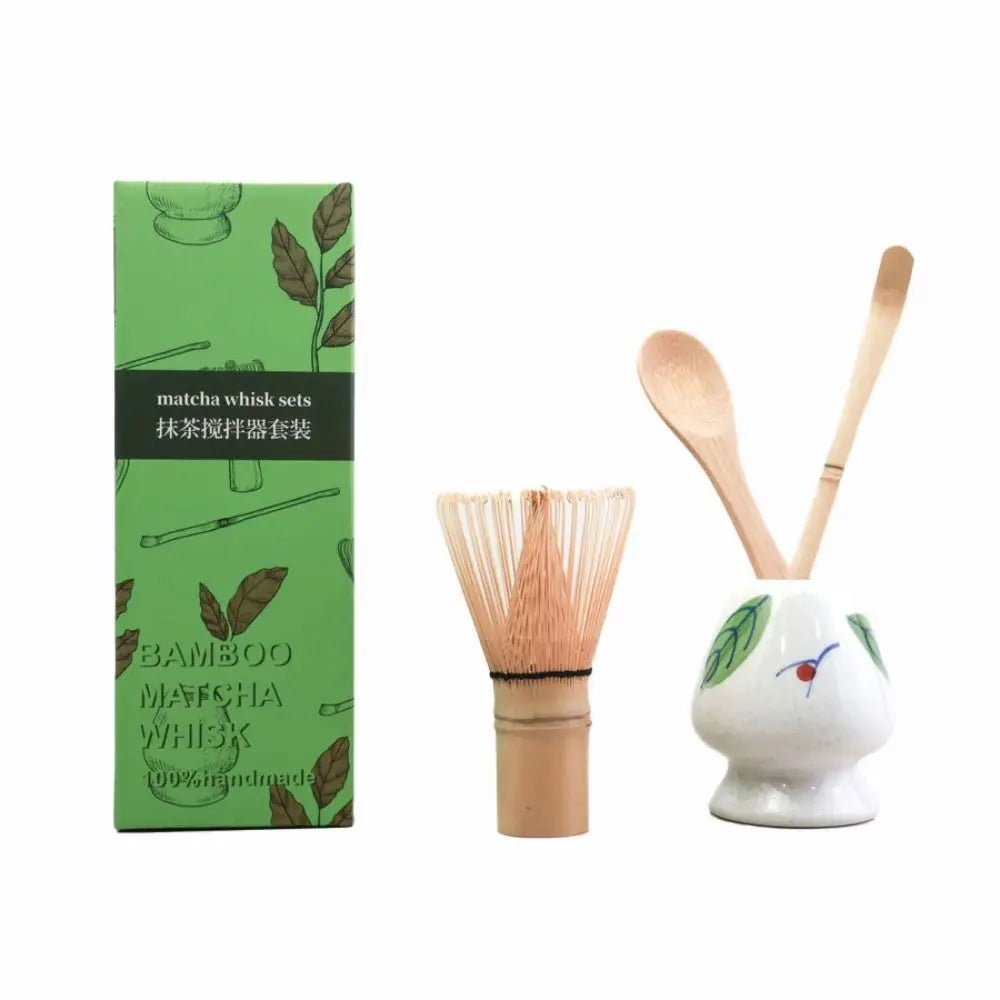 Set Matcha – The Matcha – Sakura Rose avec Chasen et Chashaku - Oshi Matcha