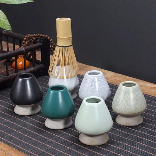 Support Chasen – The Matcha – Porte Fouet Céramique Style Japonais - Oshi Matcha