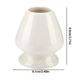 Charger l'image dans la visionneuse de la galerie, Support Fouet Matcha Blanc – Porte Chasen pour THÉ MATCHA - Oshi Matcha
