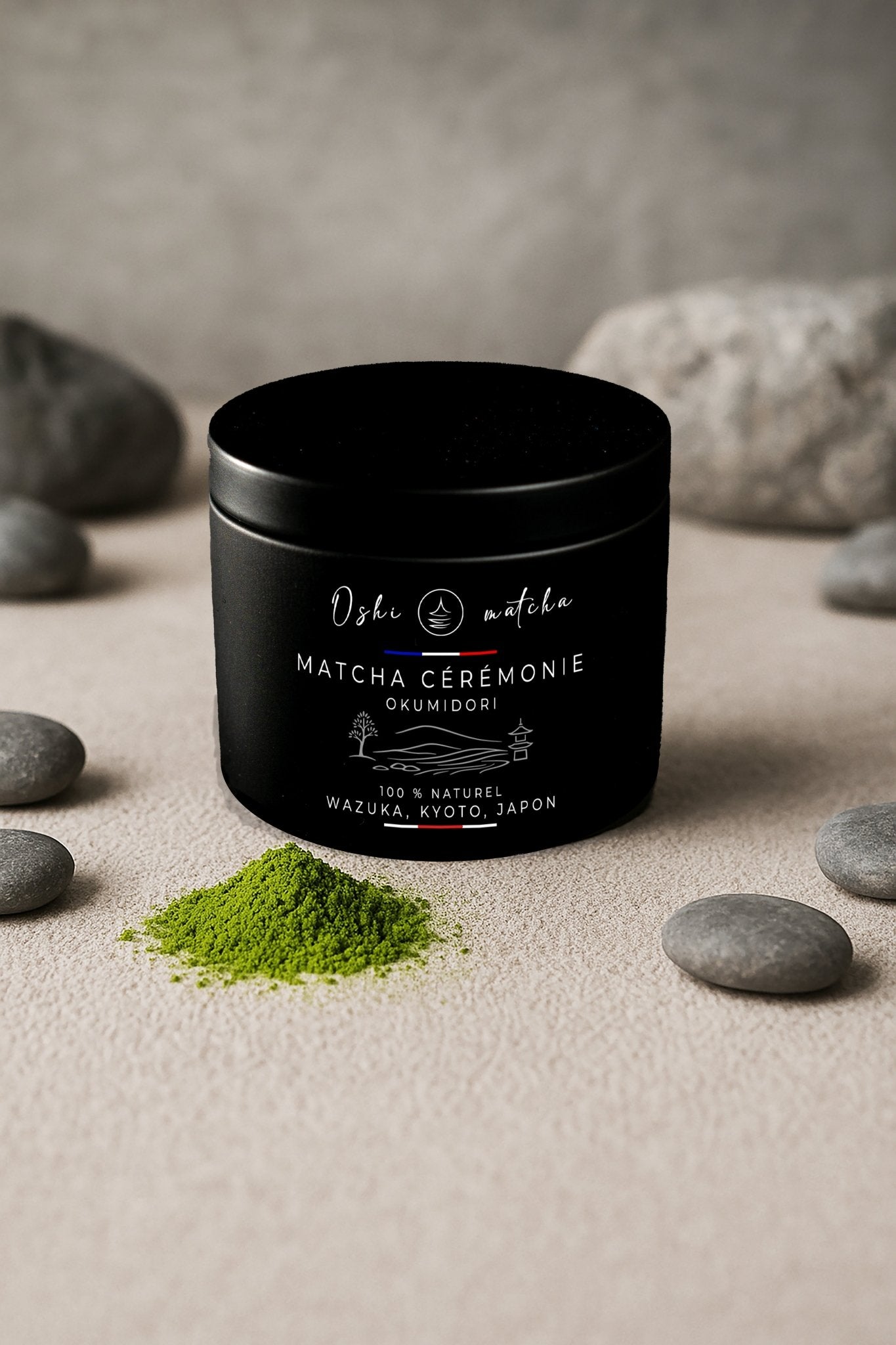 Thé matcha de cérémonie Okumidori BIO - Oshi Matcha